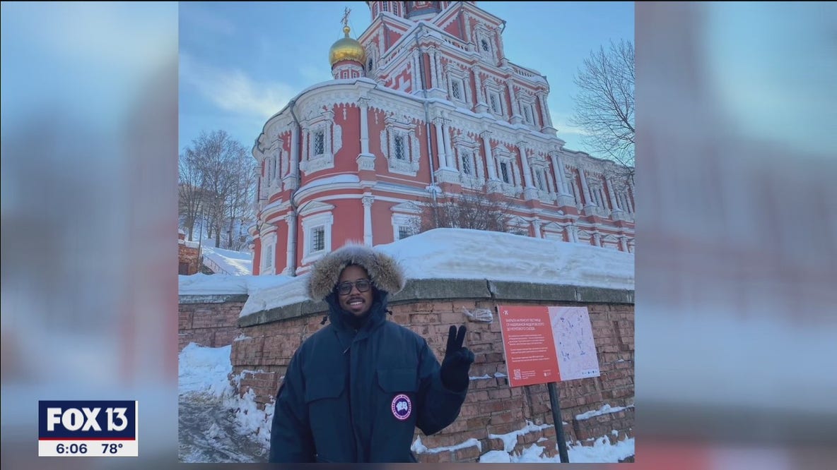 Tampa man home after getting stuck in Moscow